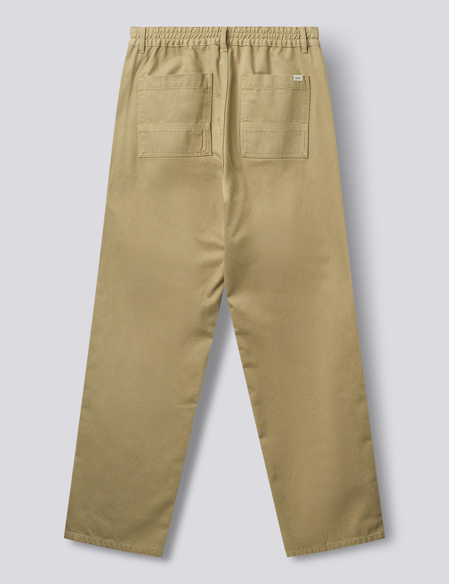 CLAY TWILL PANTS - KHAKI – foret