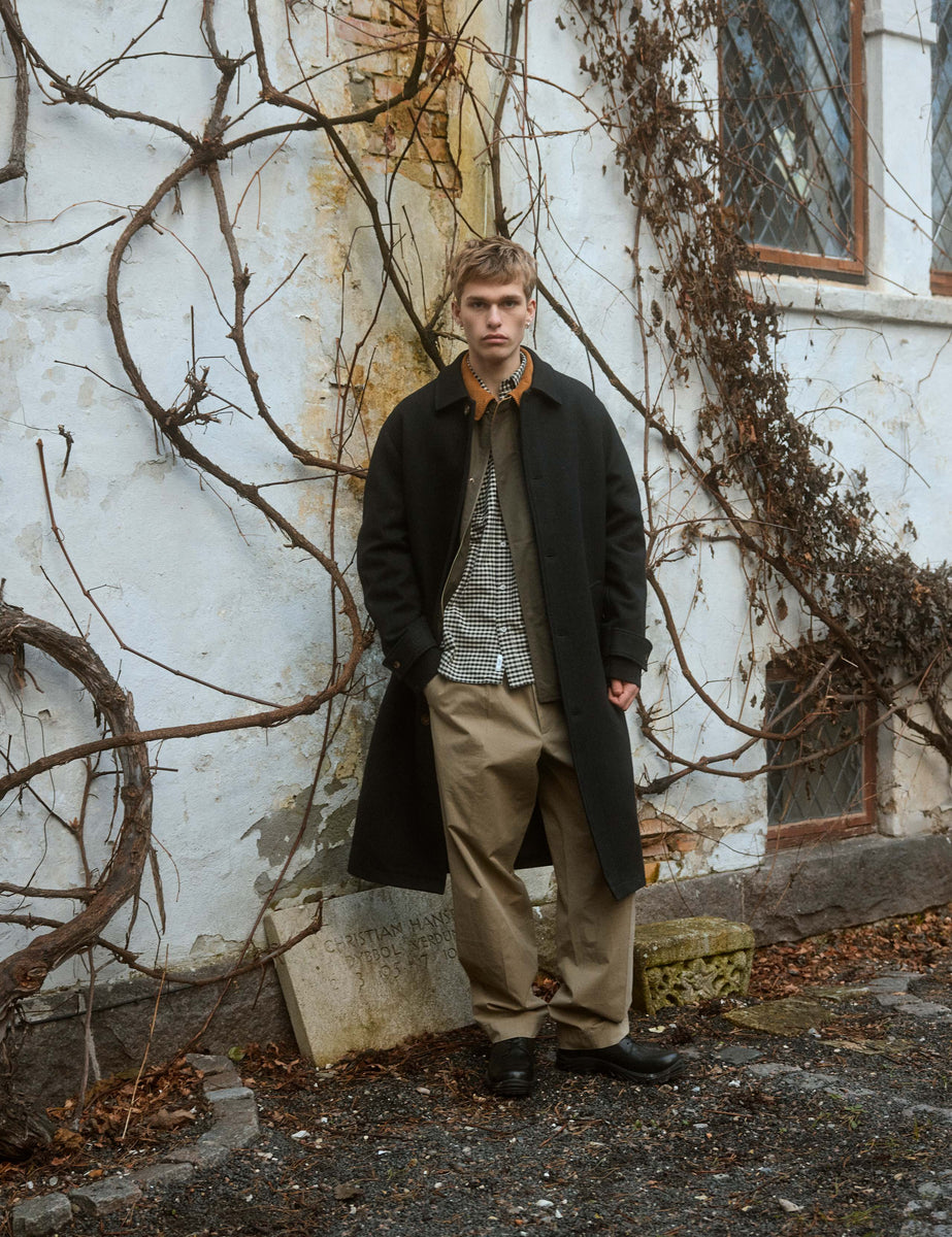 PINE WOOL COAT - BLACK – foret