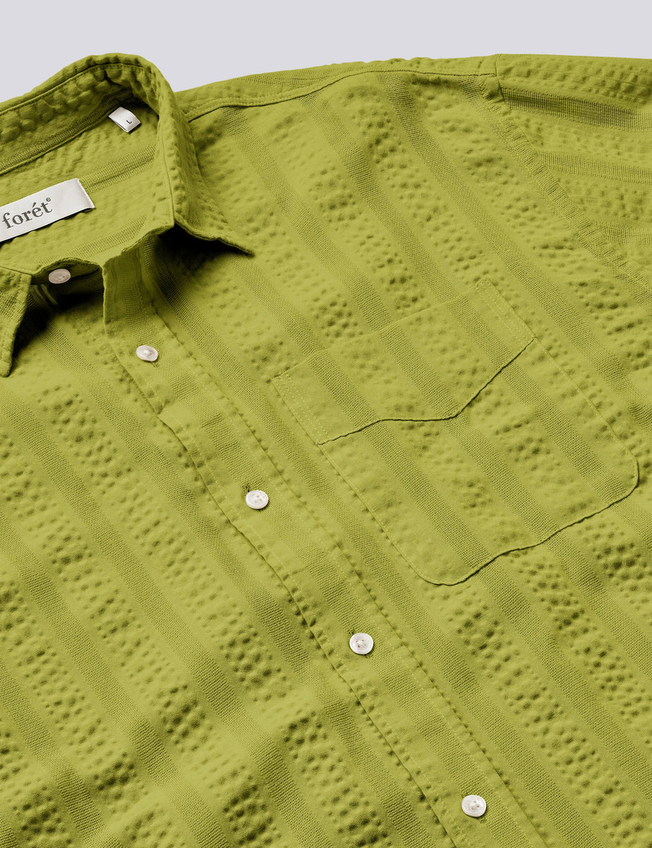 SCOUT RELAXED FIT JACQUARD STRIPE SHIRT