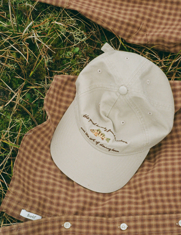 FISH WASHED CAP - KHAKI