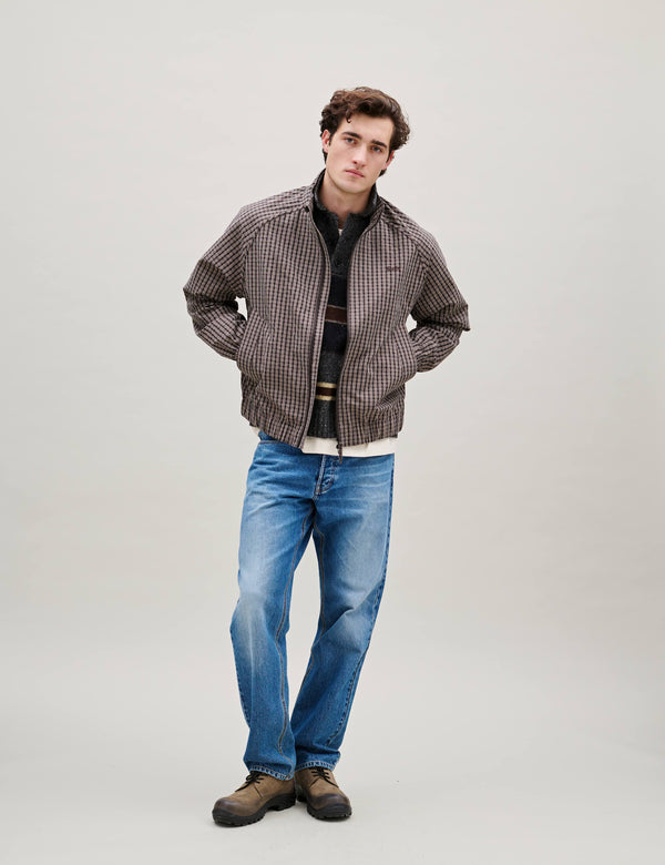 STREAM TRACK JACKET - WOOD CHECK