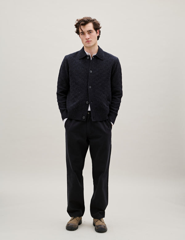 AREA WOOL JACKET - NAVY