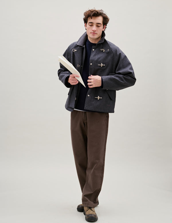 CINDER WOOL JACKET - GREY