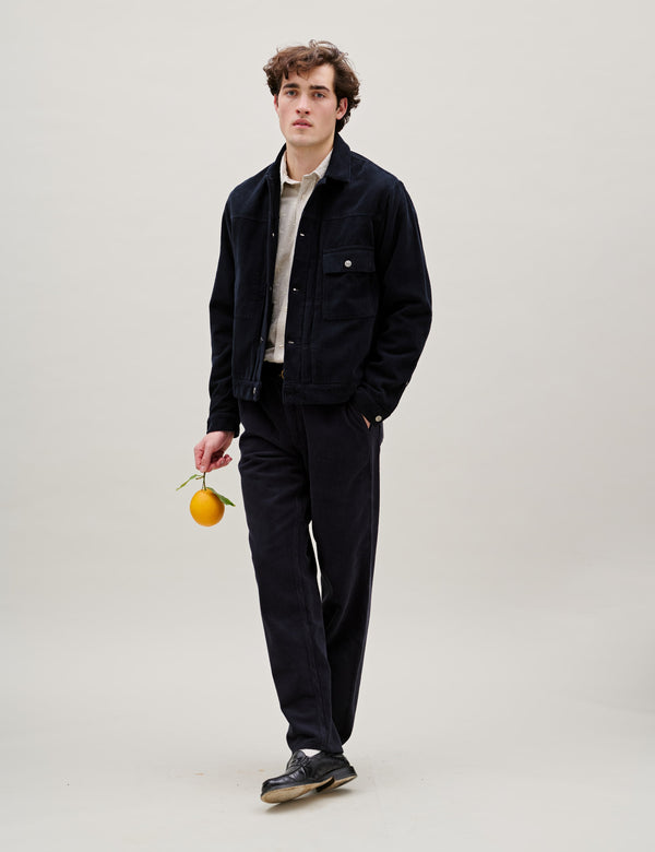 CLAY CORDUROY PANTS - NAVY