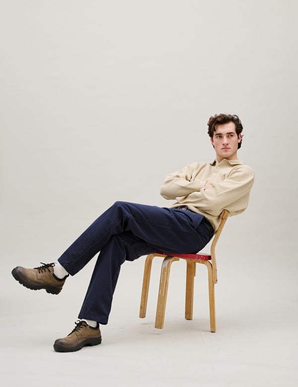 HERB POLO SWEATSHIRT - UNIFORM KHAKI