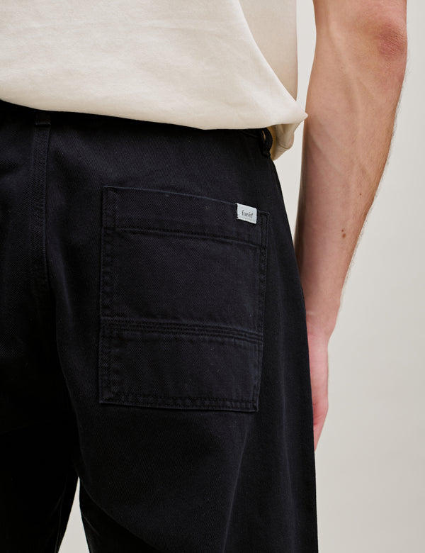CLAY TWILL PANTS - BLACK