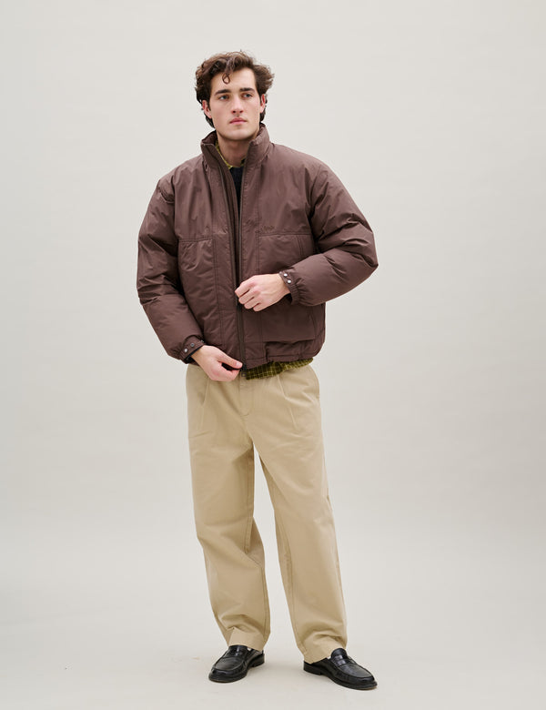 POLAR PUFFER JACKET - WOOD