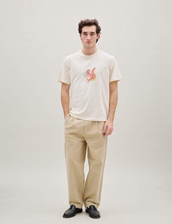 GATHERT T-SHIRT - CLOUD