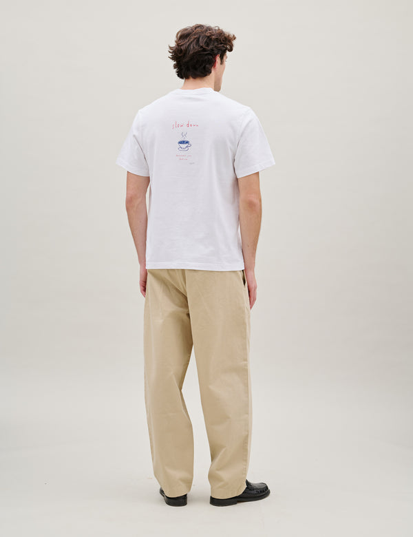 WRITER RELAXED PLEATED PANTS - UNIFORM KHAKI