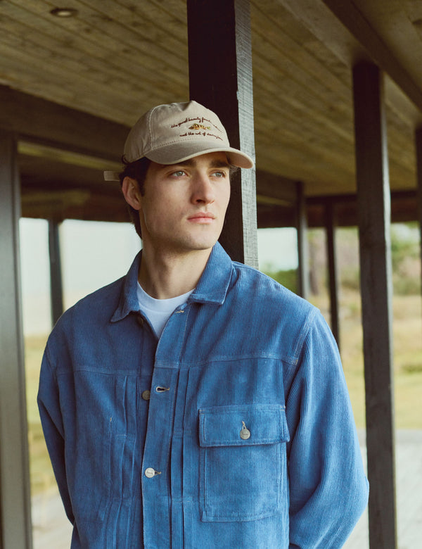 FISH WASHED CAP - KHAKI
