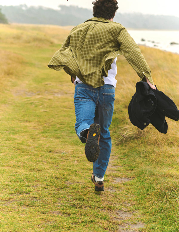 RIDGE REGULAR FIT FLANNEL SHIRT - THYME CHECK