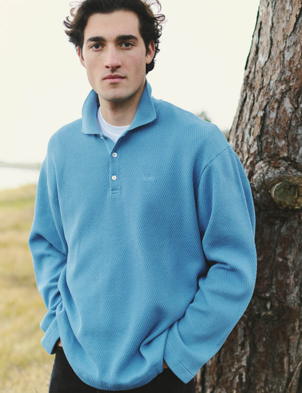 HERB POLO SWEATSHIRT - FORMAL BLUE