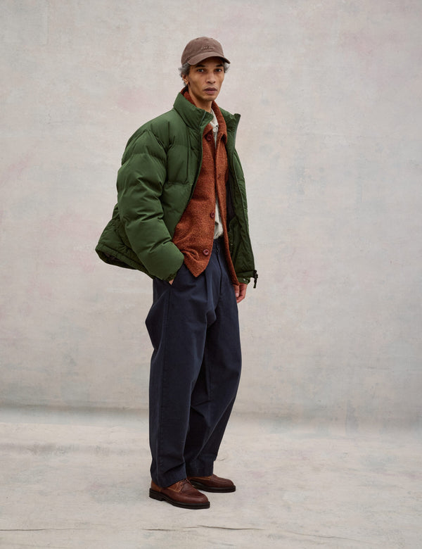 POLAR PUFFER JACKET - DARK GREEN