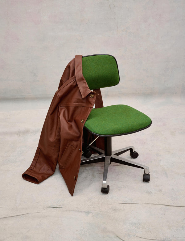 SUNRAY LEATHER JACKET - COGNAC