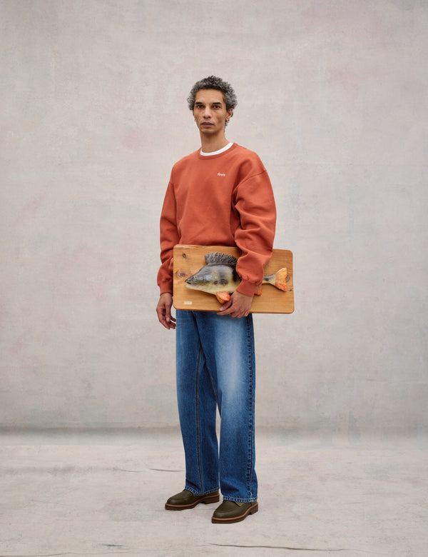 NOON SWEATSHIRT - SUMAC RED