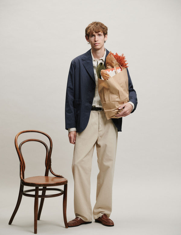 WORK UNCONSTRUCTED BLAZER - NAVY