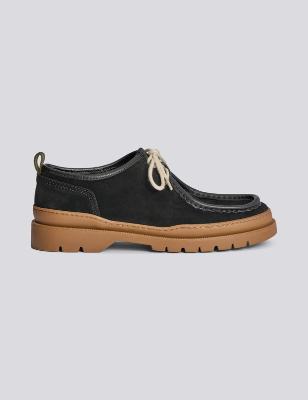 KLEMAN + FORÉT DERBY SHOES - BLACK