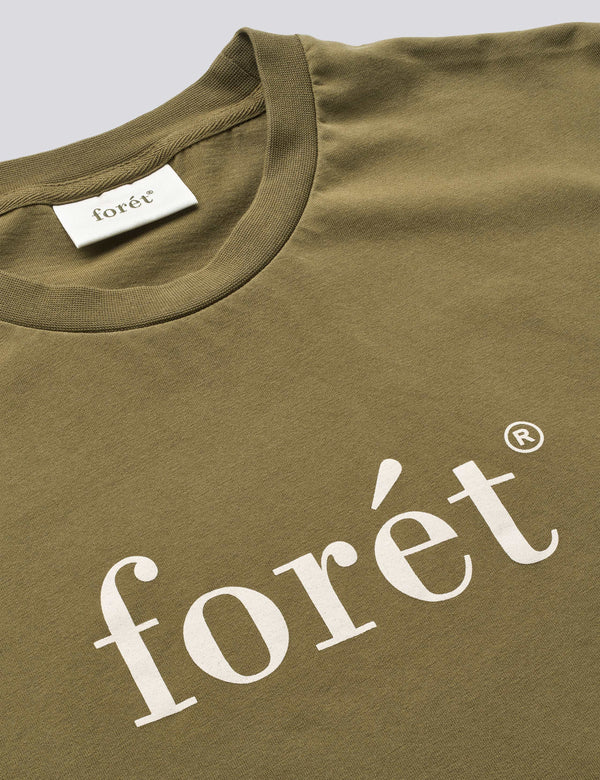 AMBER T-SHIRT - ARMY/CLOUD