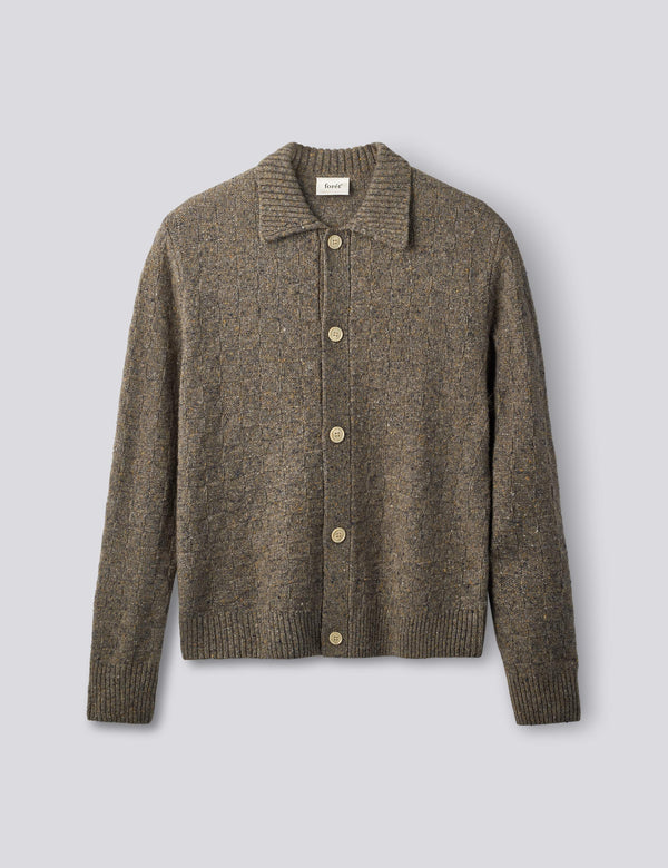 AREA WOOL JACKET - TAUPE
