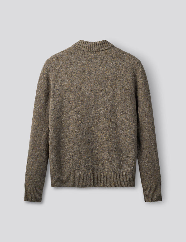 AREA WOOL JACKET - TAUPE