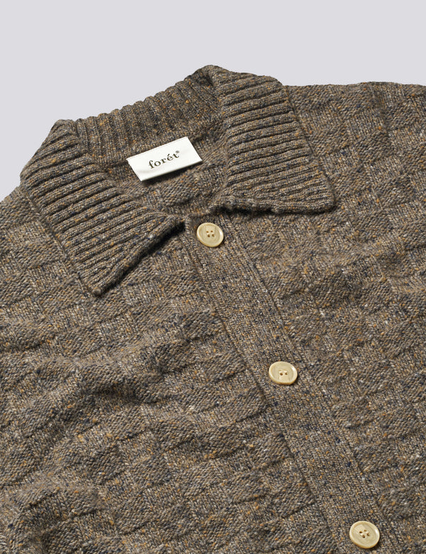 AREA WOOL JACKET - TAUPE
