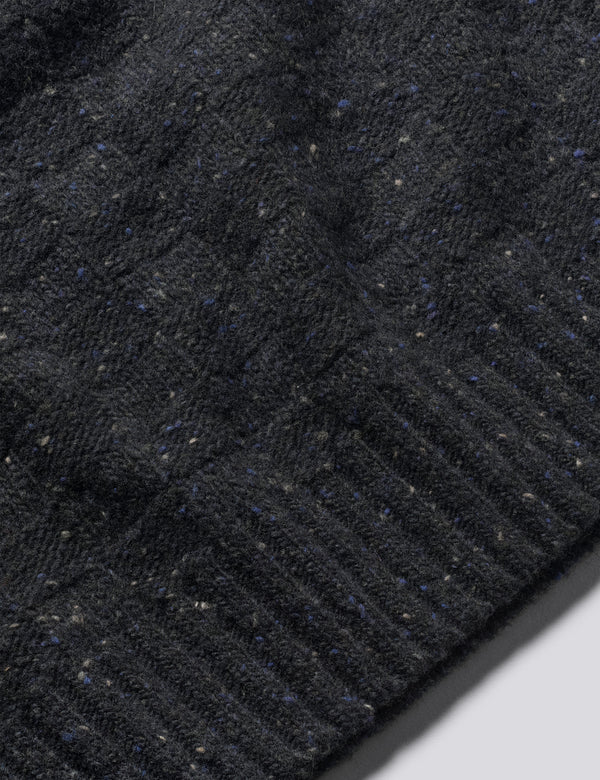 AREA WOOL KNIT - NAVY