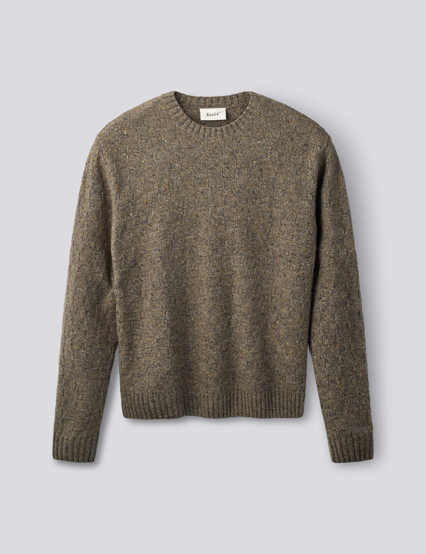 AREA WOOL KNIT - TAUPE