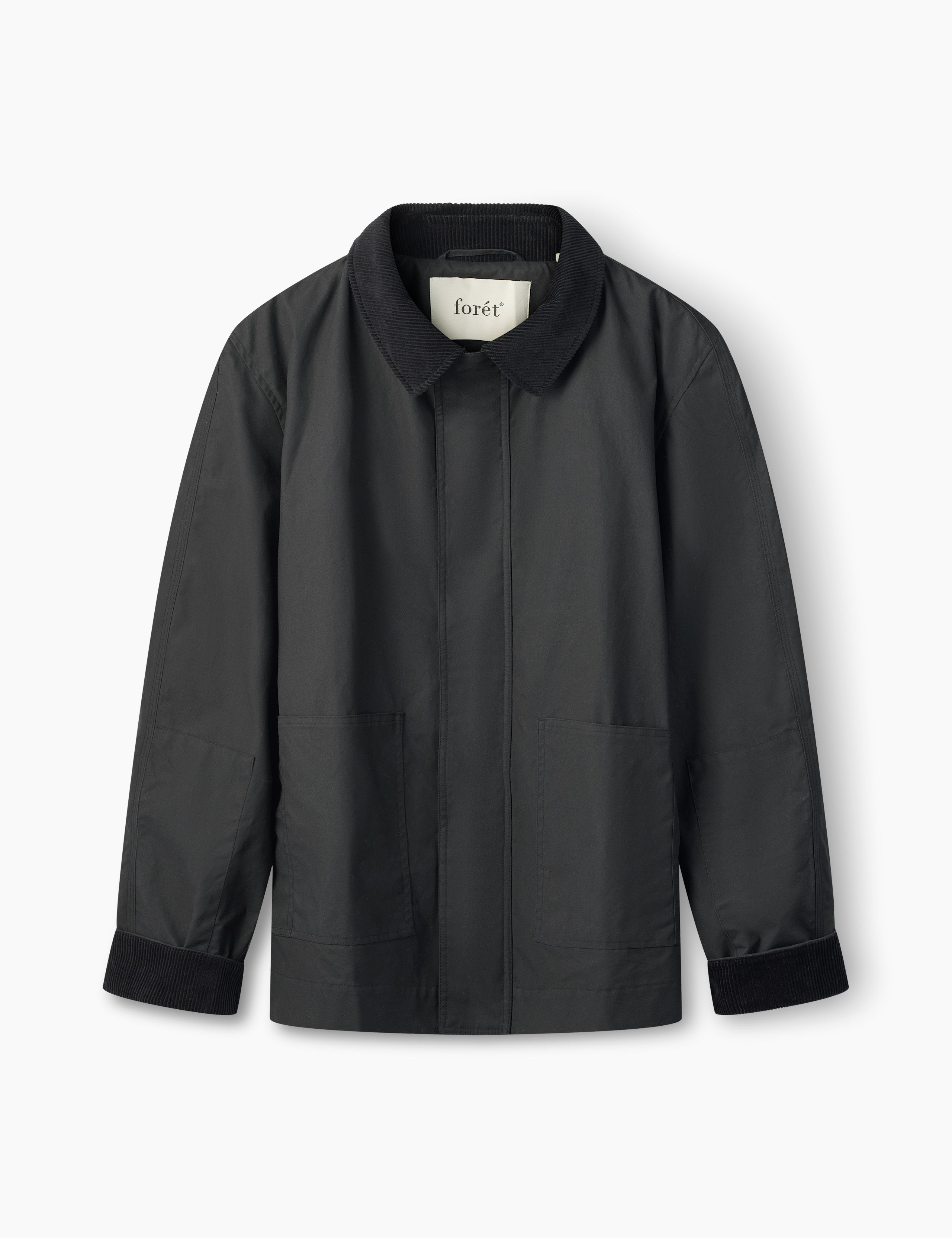 ASPEN OILSKIN JACKET - BLACK