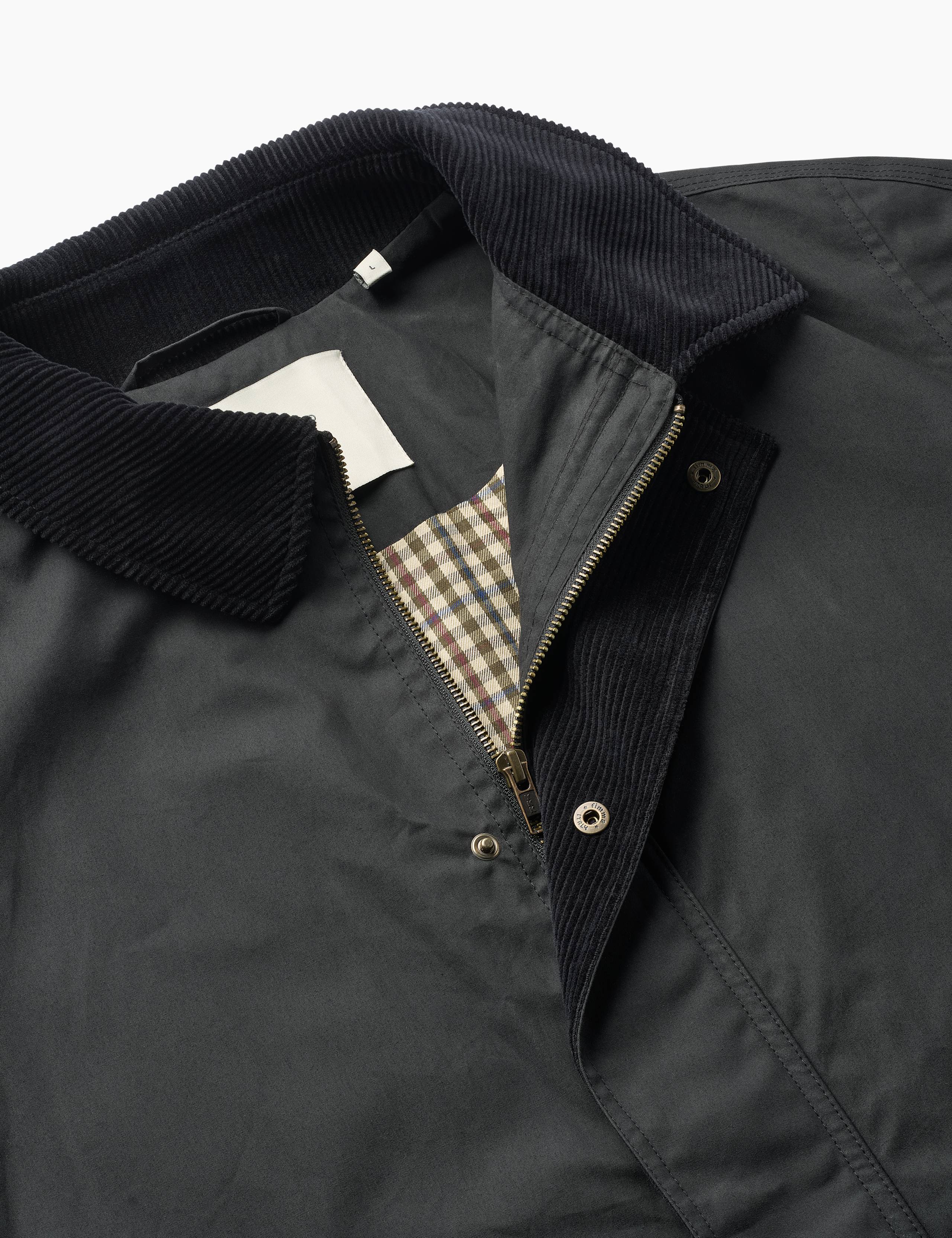 ASPEN OILSKIN JACKET - BLACK