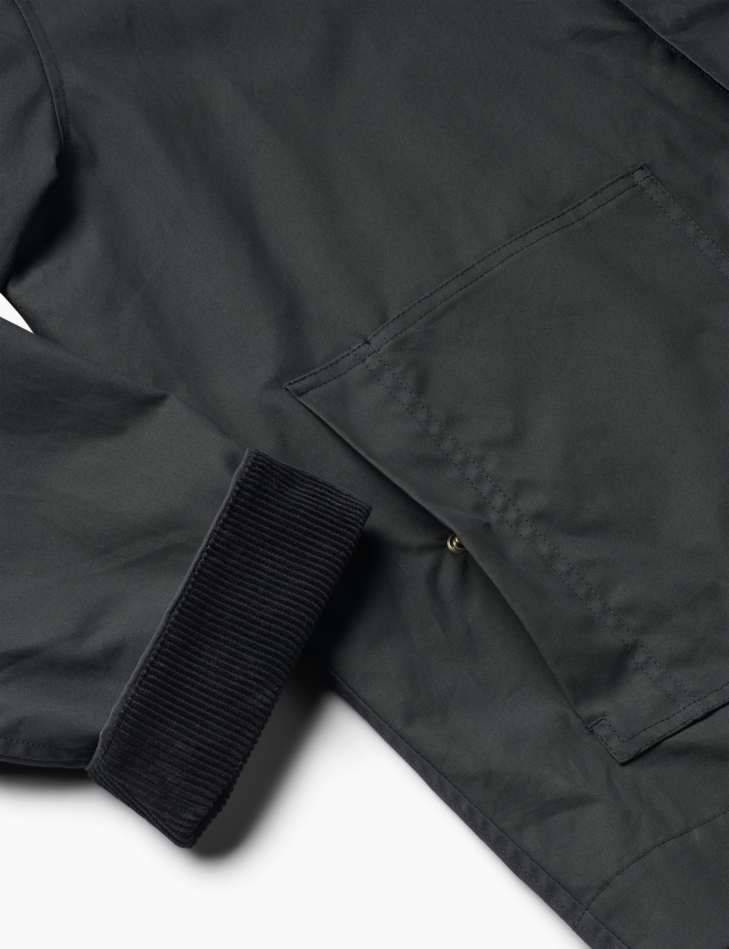 ASPEN OILSKIN JACKET - BLACK