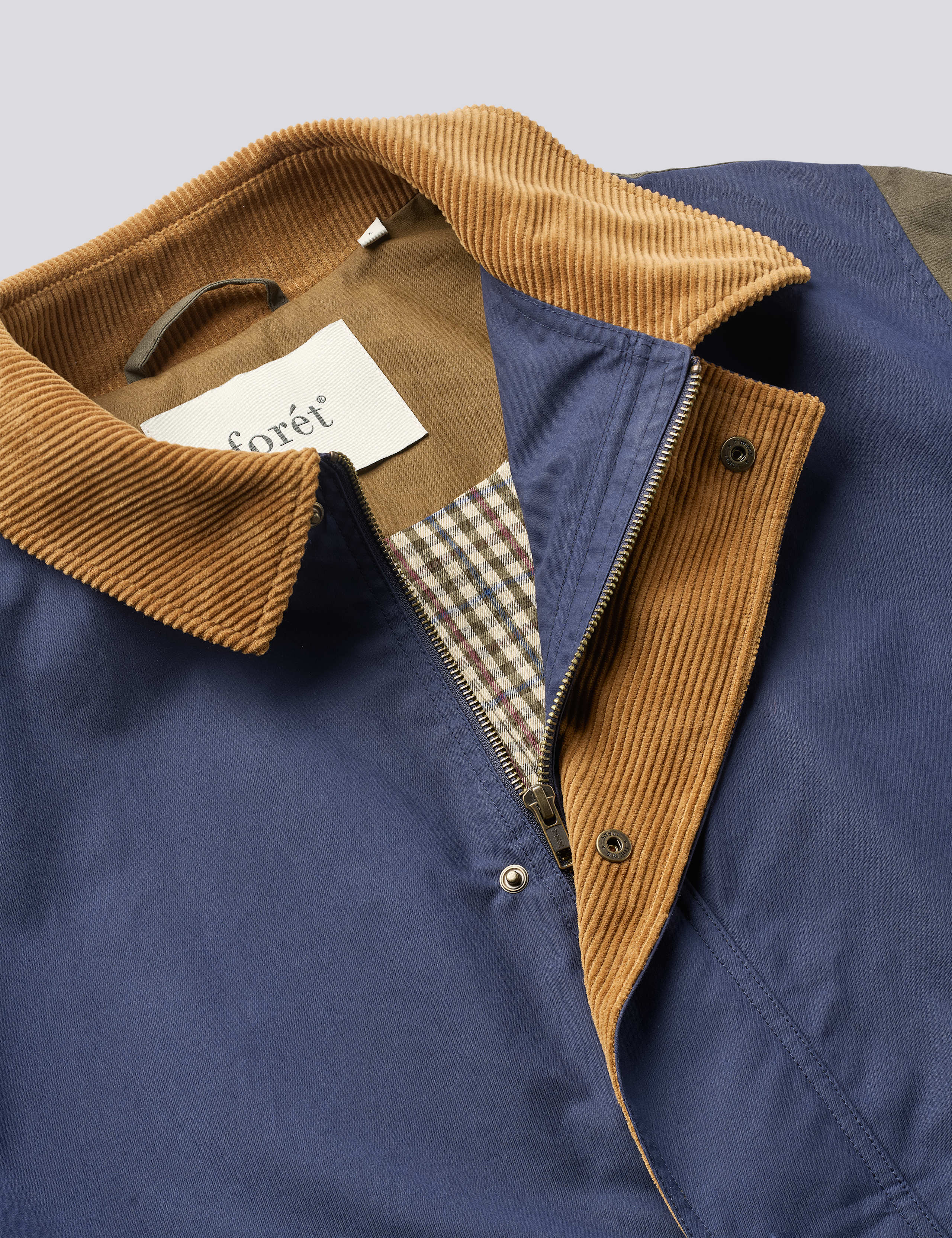 ALGONQUINS 【F】ジャケット 薄手　ストライプ　スカル　春秋 ASPEN OILSKIN JACKET - MULTI – foret