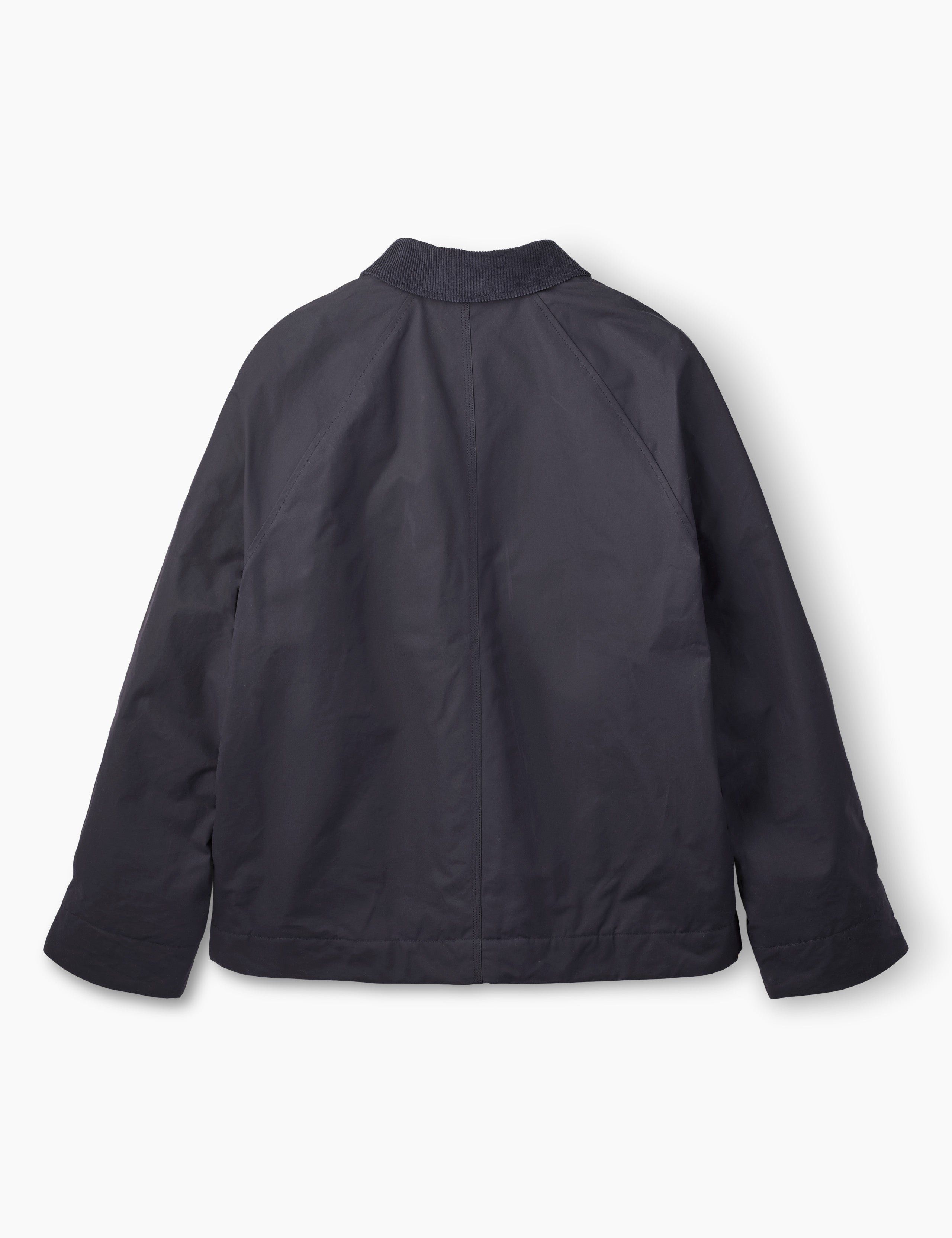 ASPEN PADDED OILSKIN JACKET - NAVY