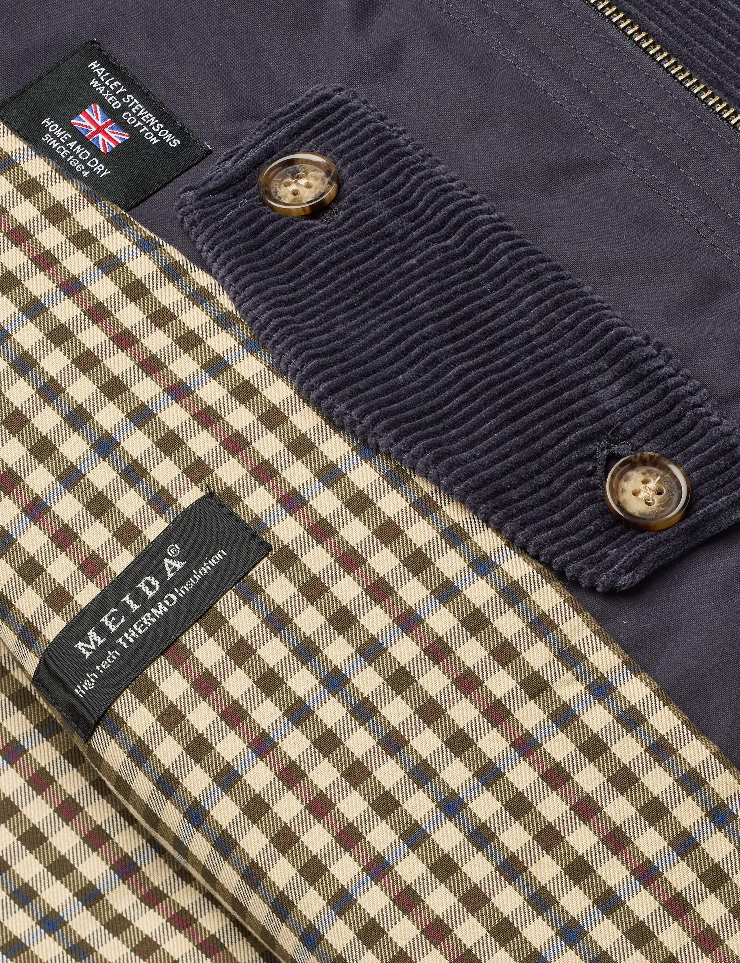 ASPEN PADDED OILSKIN JACKET - NAVY