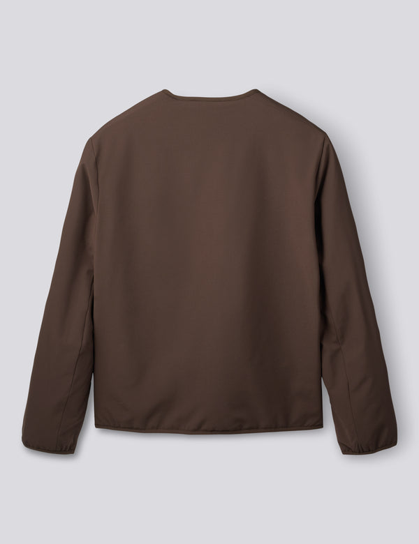 BEAN REVERSIBLE JACKET - DARK BROWN/ARMY