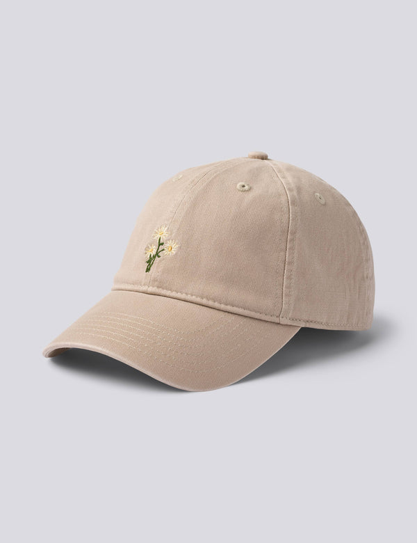 BELLIS WASHED CAP - KHAKI