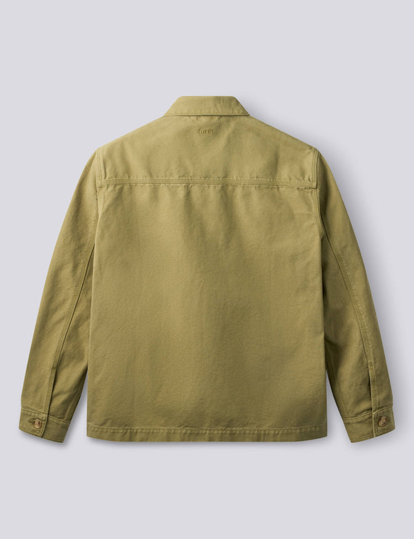 BERRY OVERSHIRT - OLIVE/OLIVE