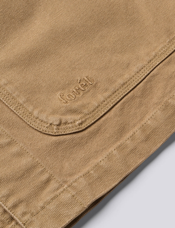BERRY OVERSHIRT - BURNT KHAKI