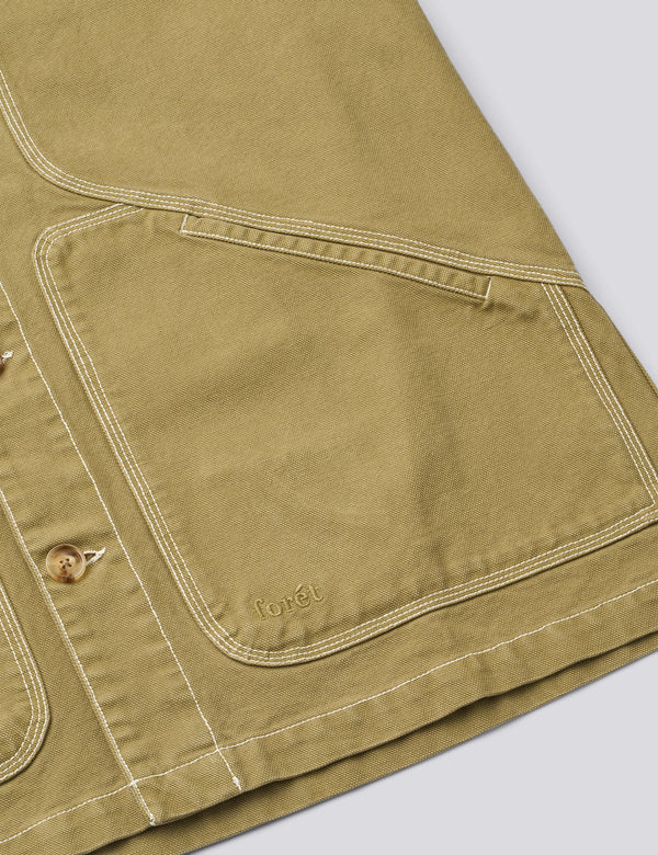 BERRY OVERSHIRT - OLIVE