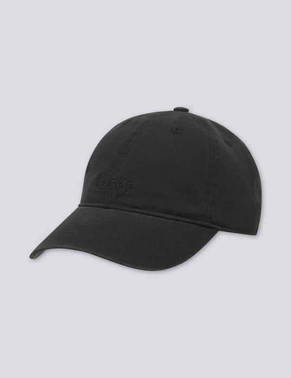 HAWK WASHED CAP - BLACK/BLACK