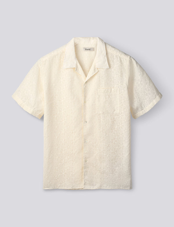 BLOSSOM SS SHIRT - CLOUD
