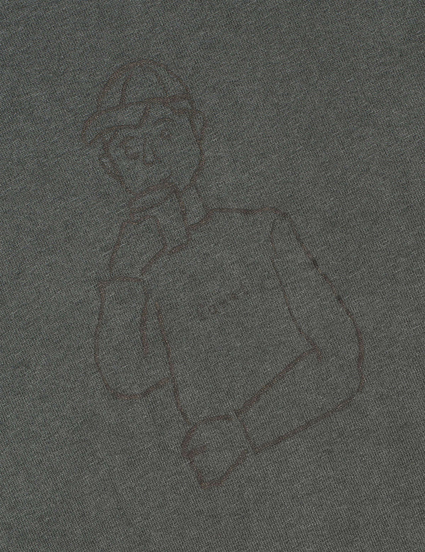 BREAK PIGMENT DYED T-SHIRT - GREY