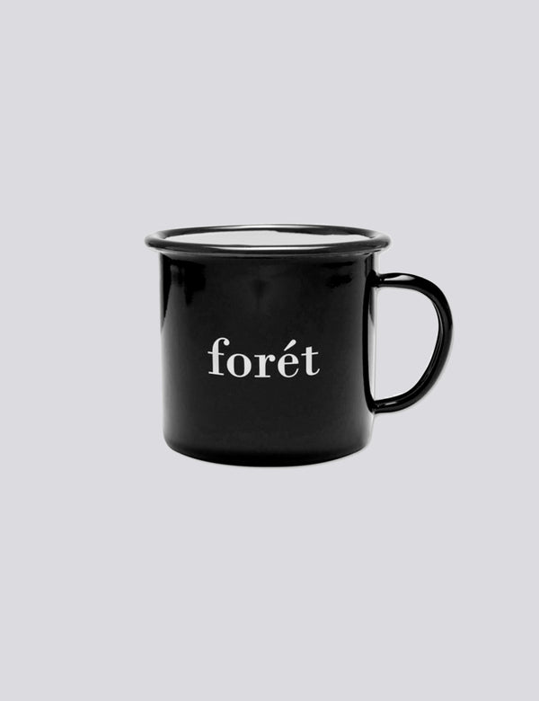 BEAN ENAMEL MUG - BLACK