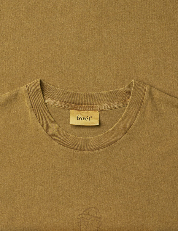 BREAK PIGMENT DYED T-SHIRT - FATIGUE GREEN