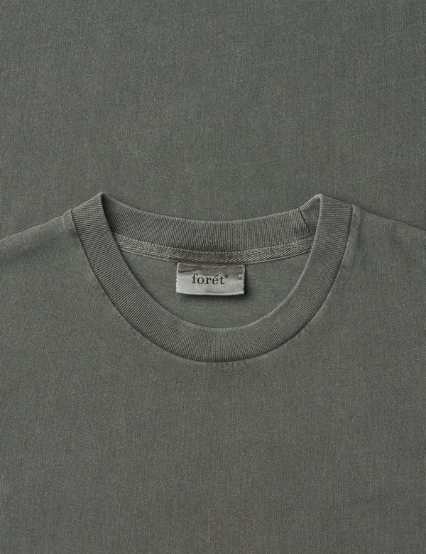 BREAK PIGMENT DYED T-SHIRT - GREY