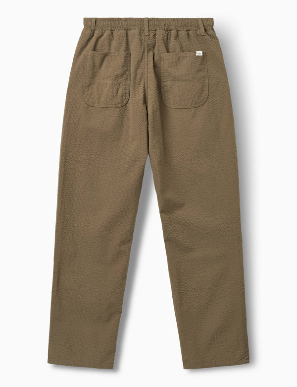 CALM SEERSUCKER PANTS - STONE