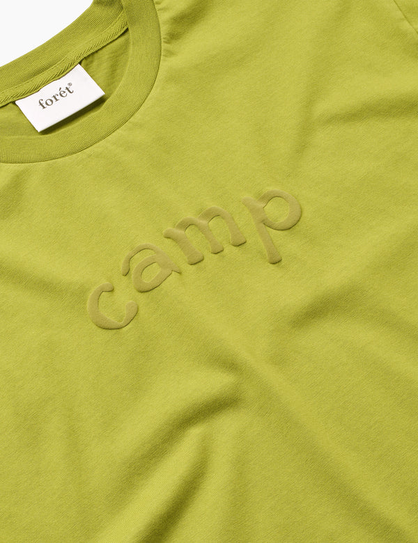CAMP T-SHIRT - MOSS GREEN/LIGHT GREEN