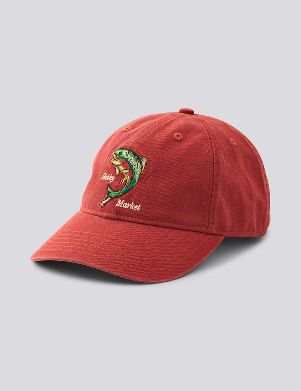CATCH WASHED CAP - RED
