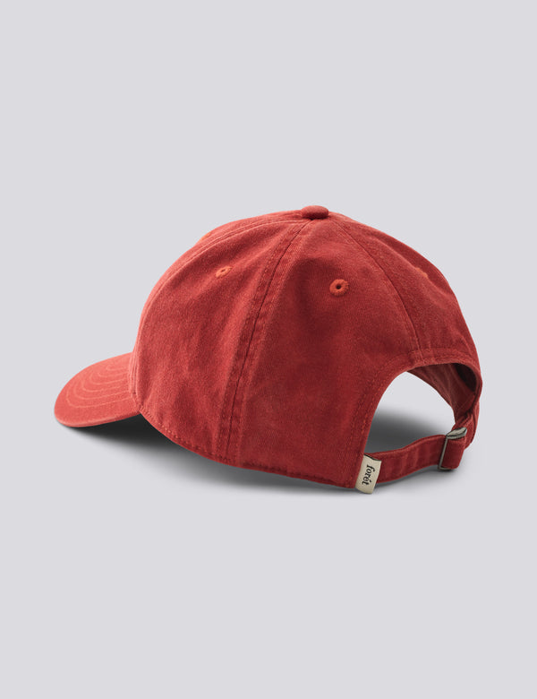 CATCH WASHED CAP - RED
