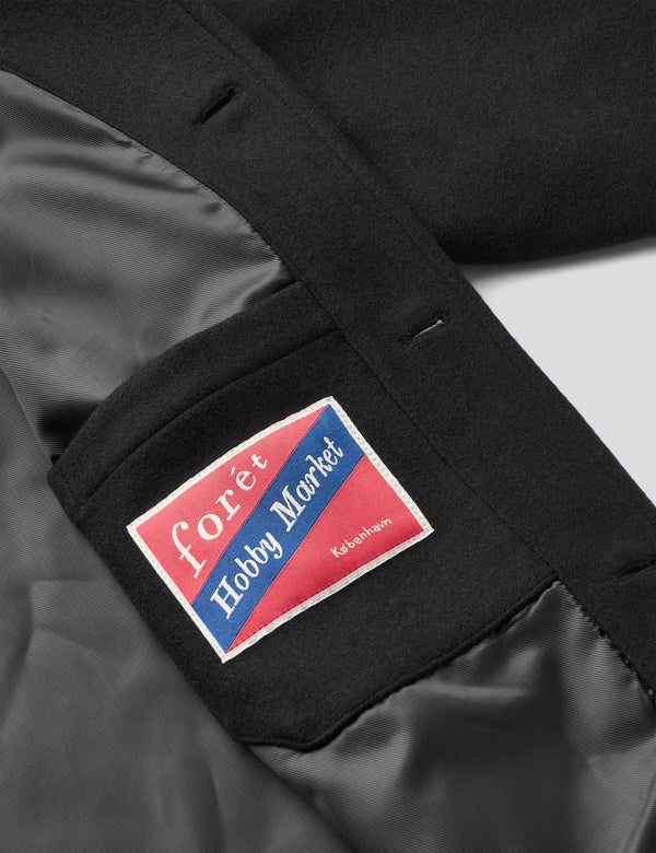 CAVE WOOL JACKET - BLACK