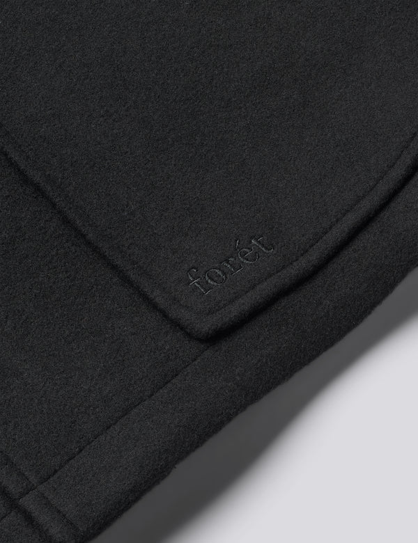 CAVE WOOL JACKET - BLACK